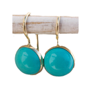 Turquoise Earrings, Blue Earrings, Turquoise Jewelry, 14k Gold Earrings, Bohemian Earrings, Dangle Earrings, Birthstone Jewelry