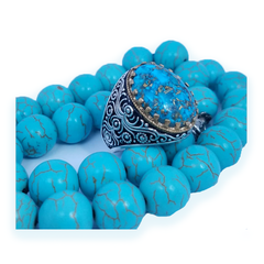 Yemen Agate with Rosary